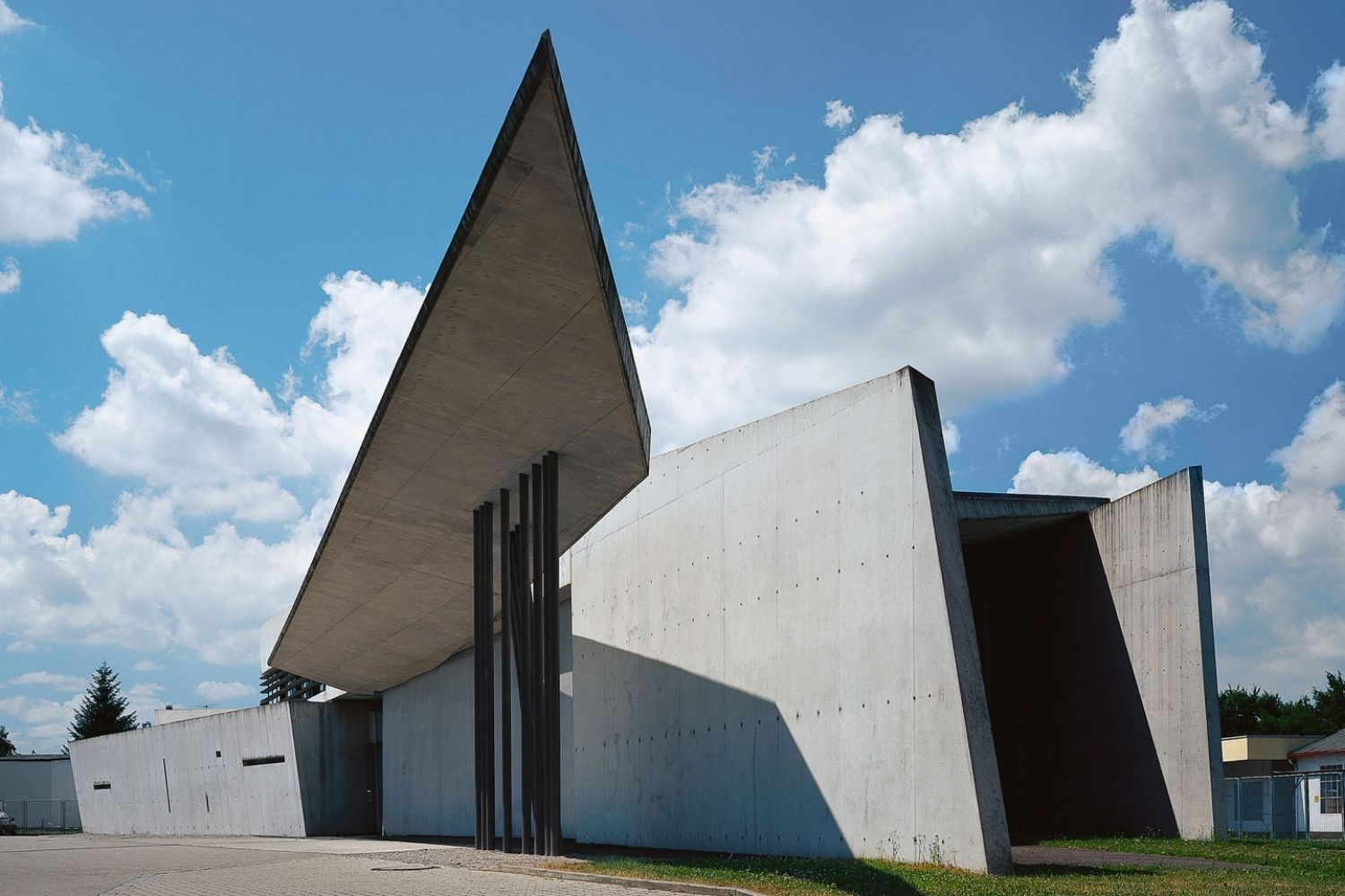 Esterno della Vitra Fire Station