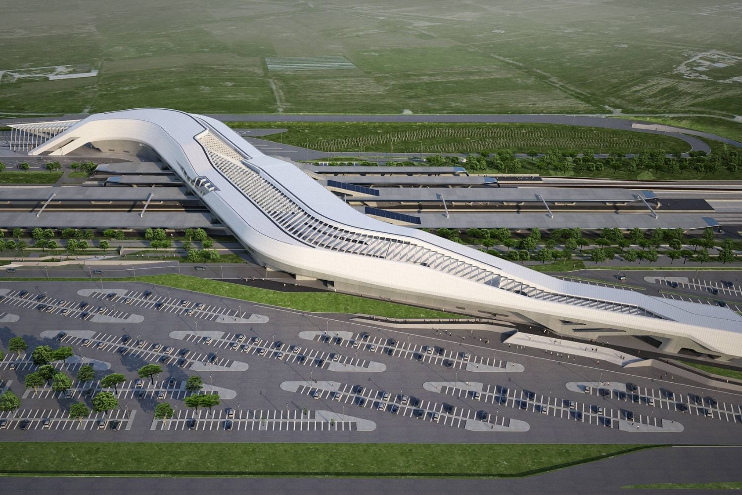 stazione di napoli afragola zaha hadid