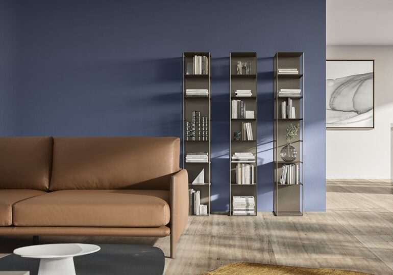 Librerie particolari: sculture funzionali nel cuore del living