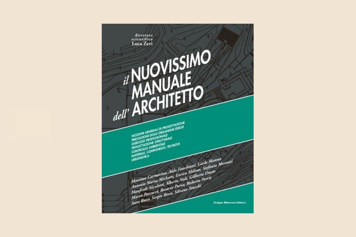libri design architettura - Nuovissimo manuale dell'architetto – Luca Zevi
