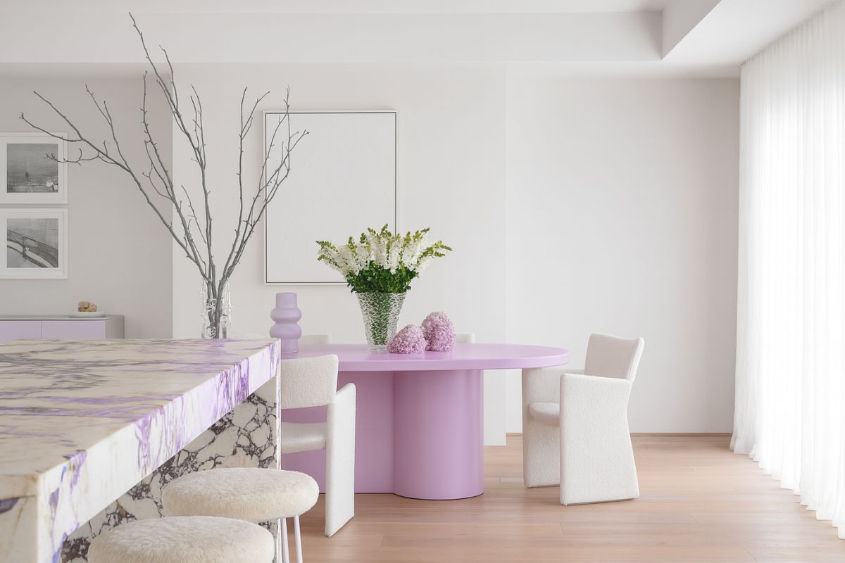 Arredare con il colore lilla interior design