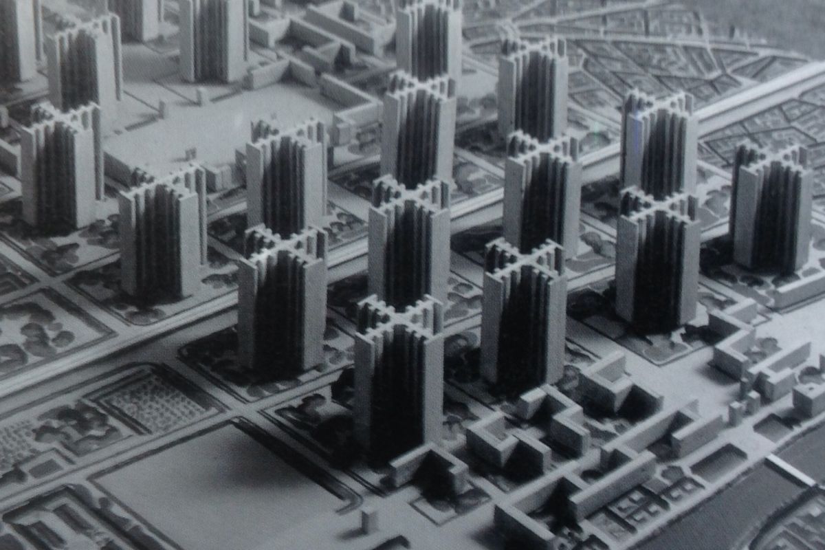 Plan Voisin di Le Corbusier