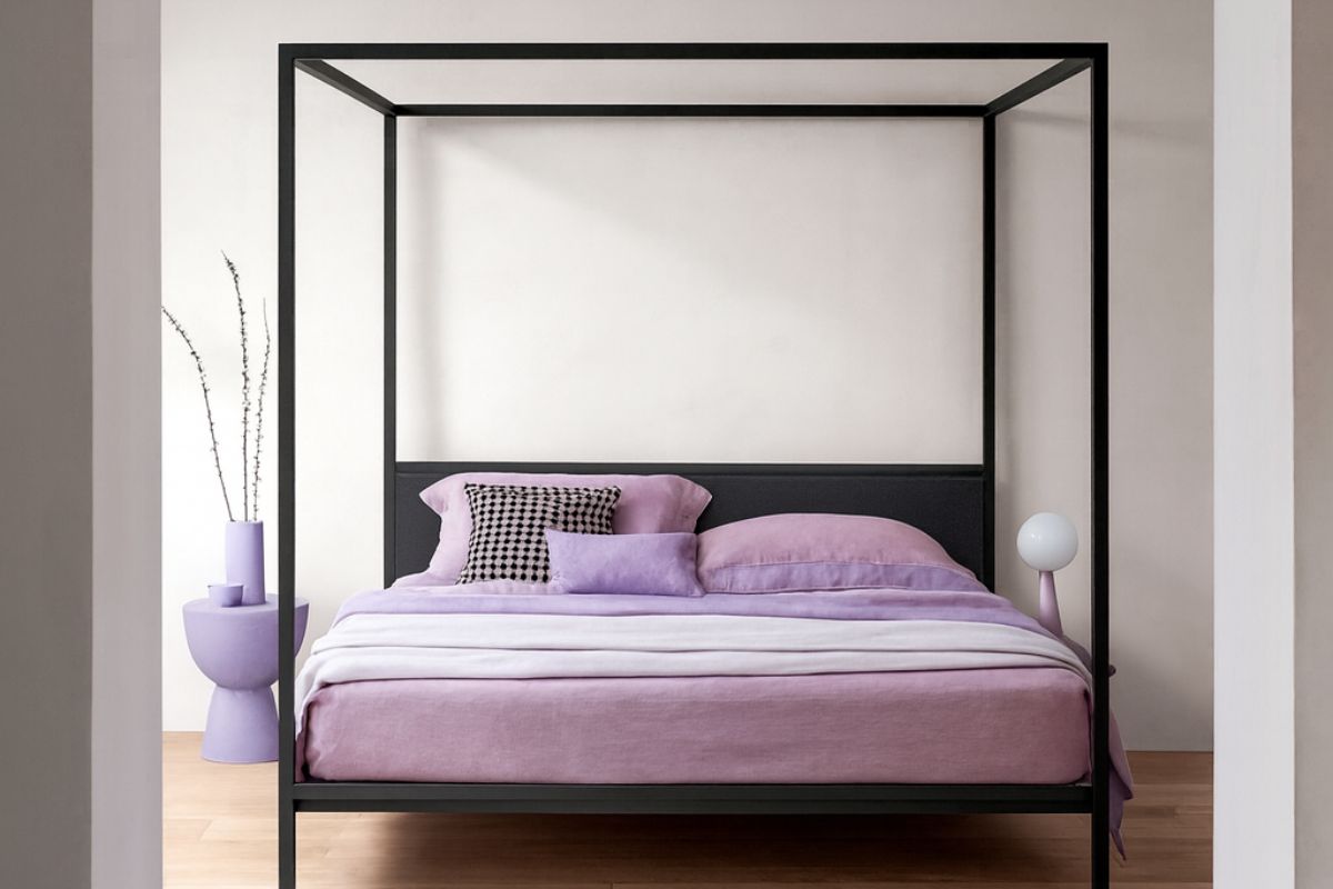 camera da letto lilla