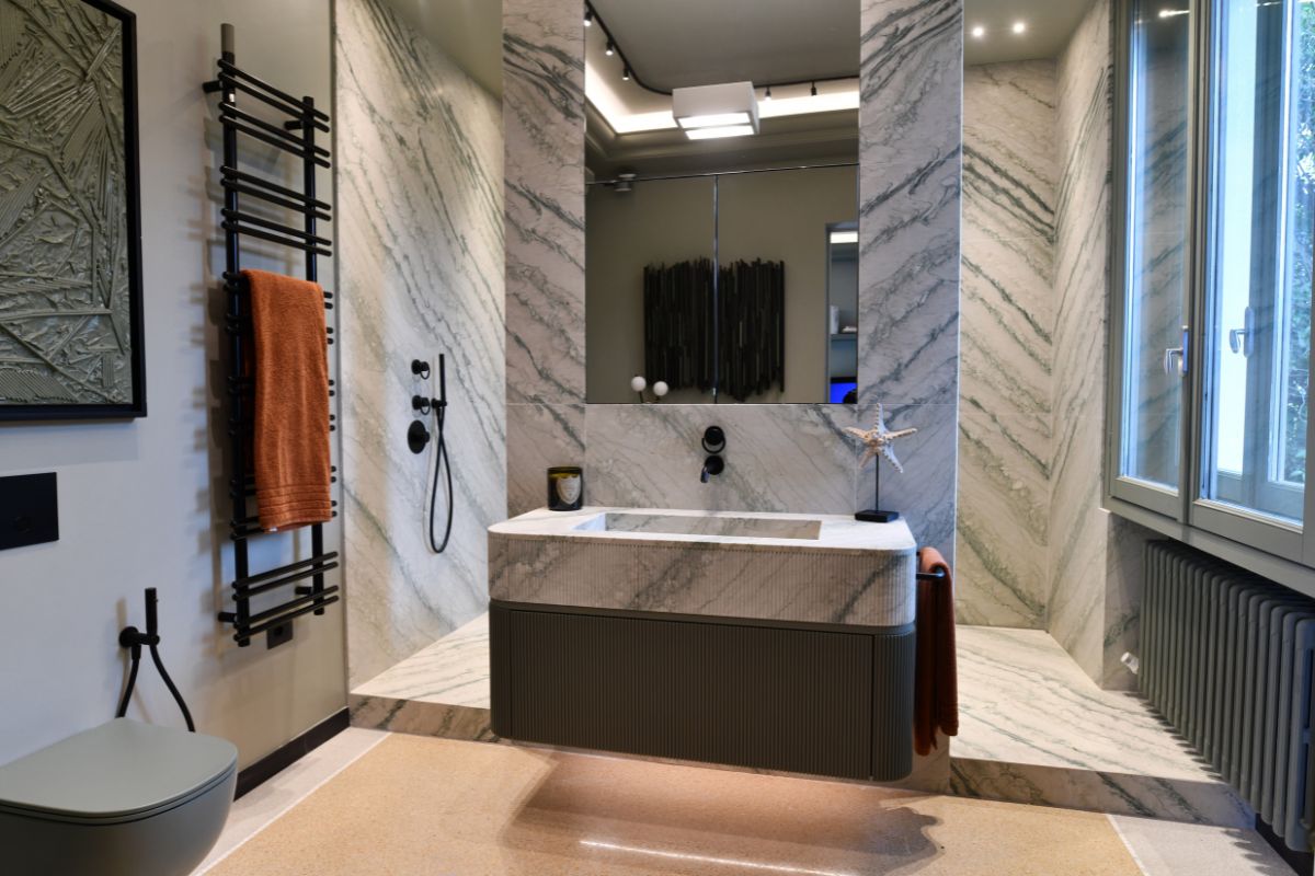 Andrea Castrignano progetto bagno