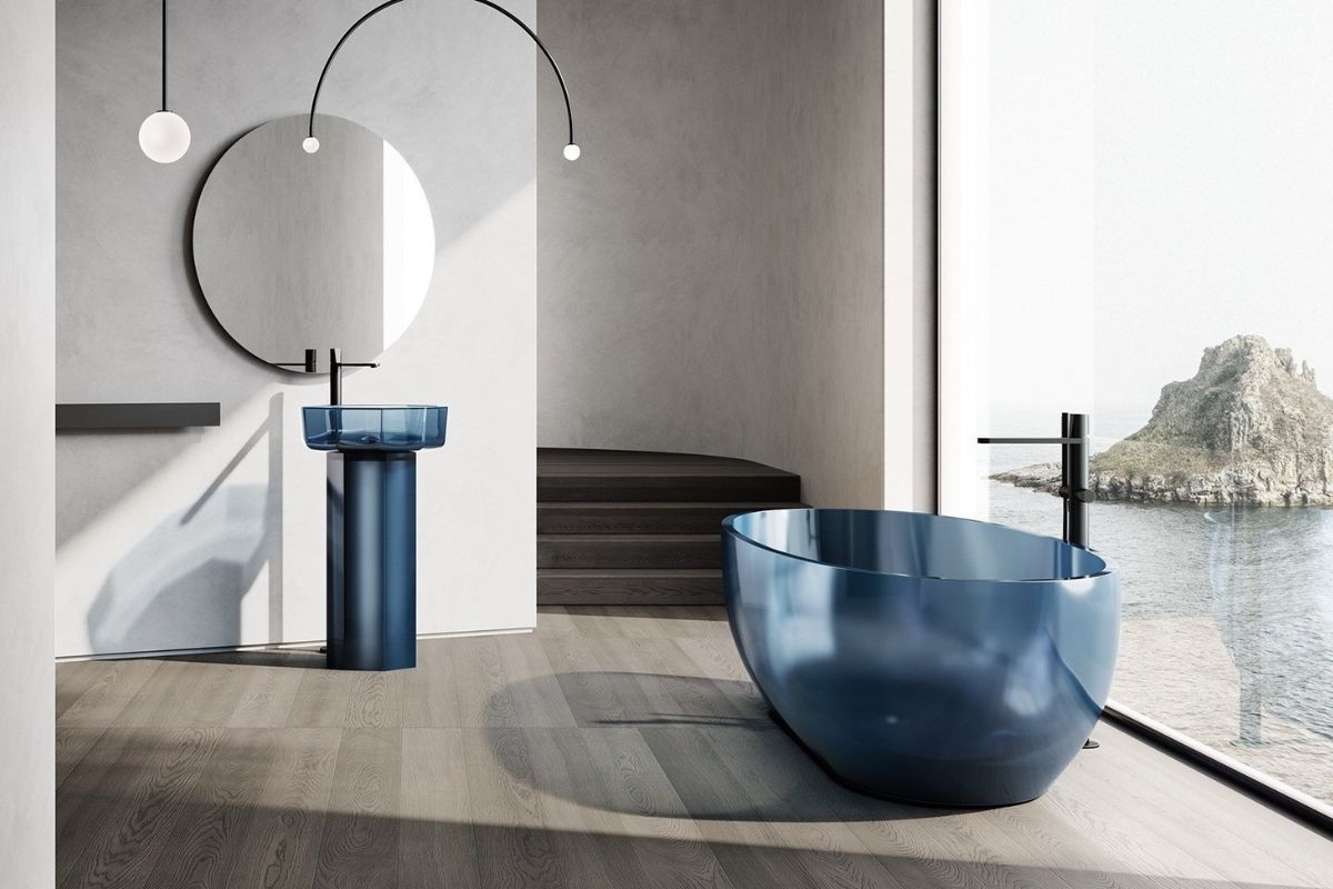 Bagni da sogno Antonio Lupi Vasca Blu