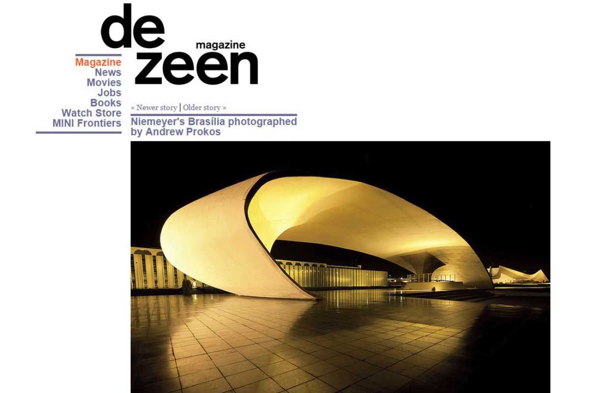 Dezeen magazine design