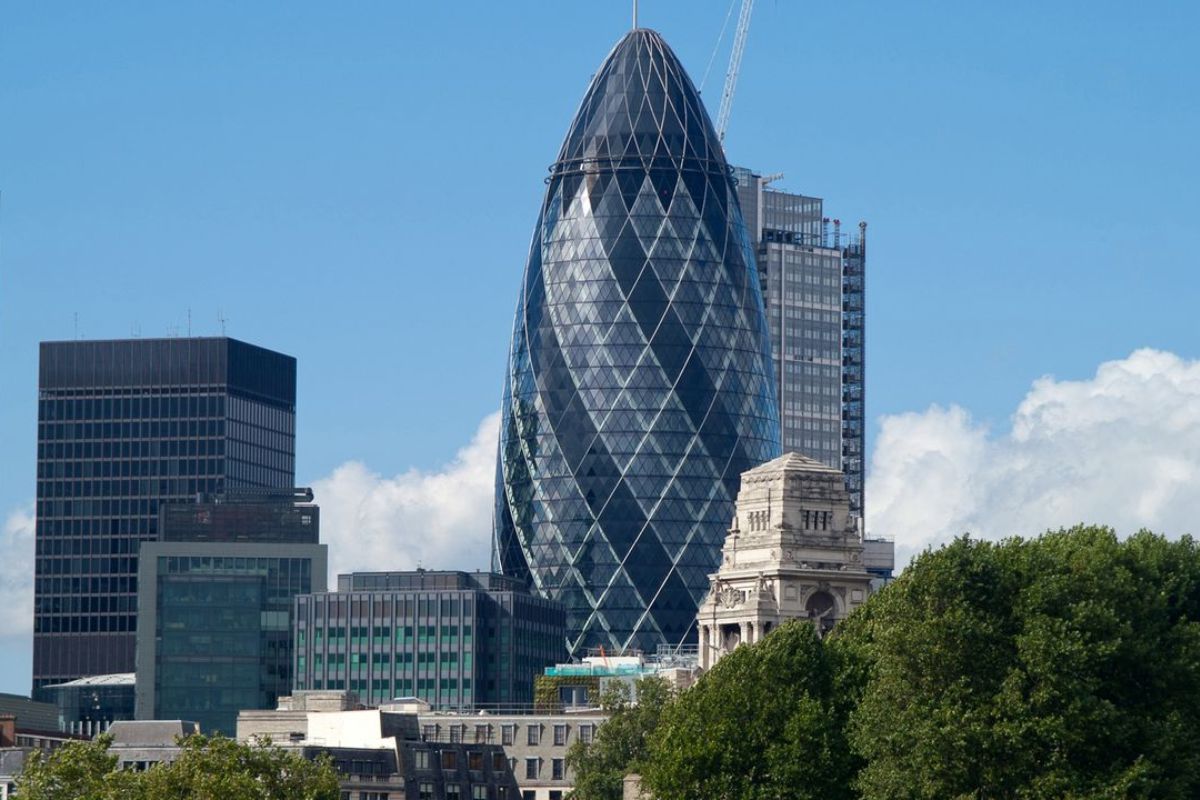 Norman Foster - 30 St Mary Axe a Londra