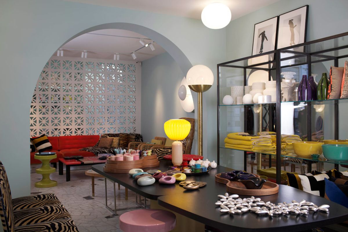 Showroom boutique Parigi Inda MAHDAVI
