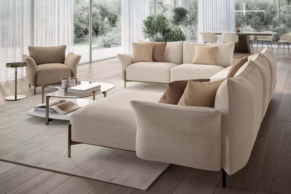 divano victor bontempi casa arredo moderno made in italy