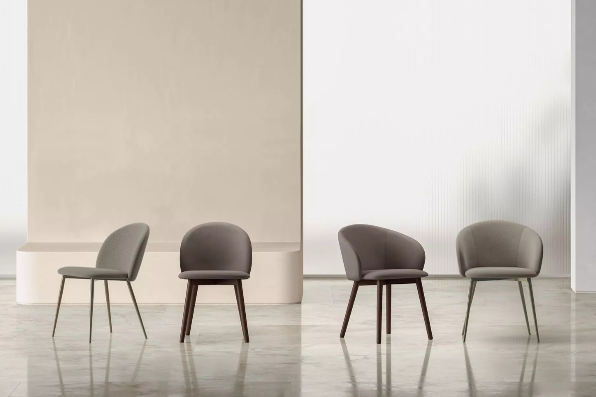 sedia rebecca bontempi casa arredamento moderno made in italy