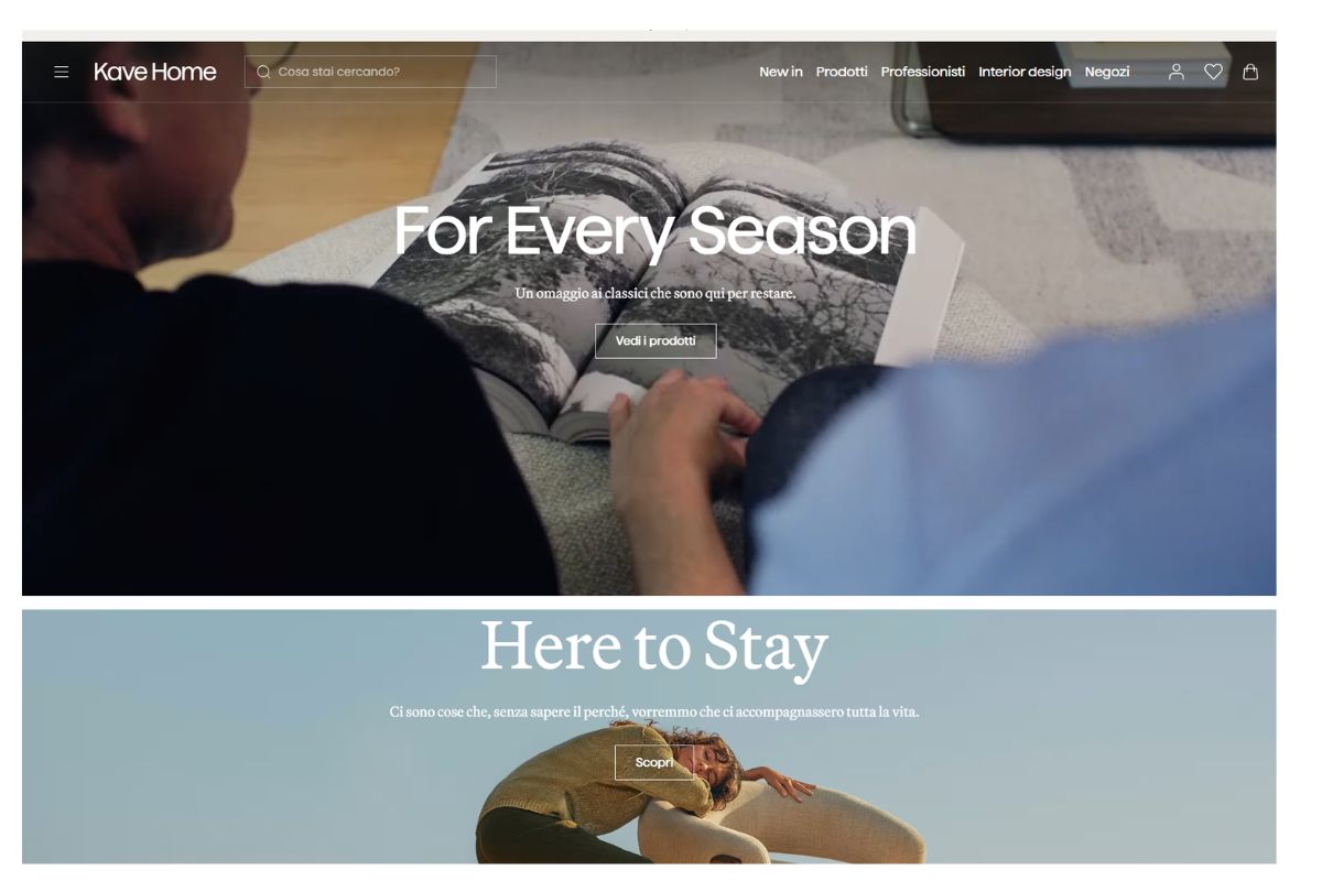 miglio ecommerce arredamento - KaveHome.com
