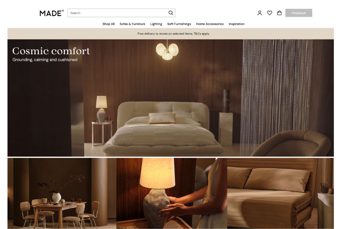 migliori e commerce arredamento - MADE.COM