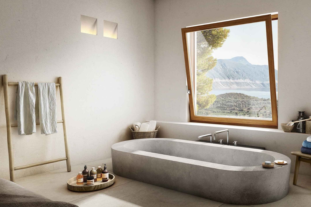 finestra in pvc effetto legno
