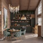 Arredamento in apparenza rustico ma elegante copertina