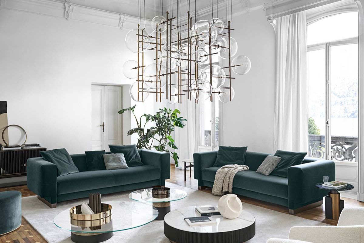 Il neodecorativo stili di arredamento più amati oggi - Gallotti & Radice living room marble brass velvet