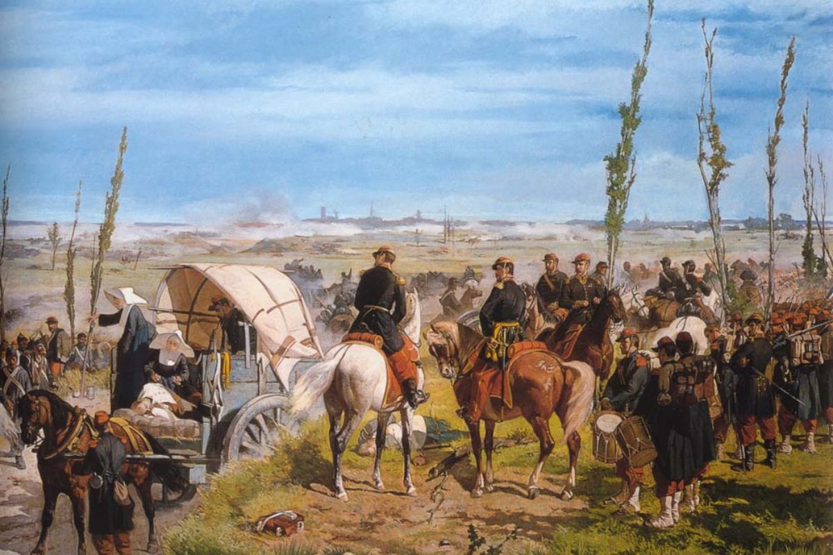 La storia del colore Magenta battaglia 1859