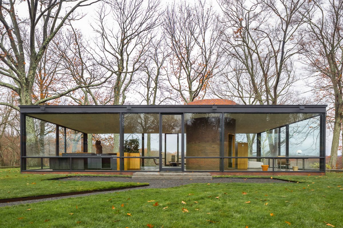 case iconiche del novecento - Glass House – Philip Johnson, 1949