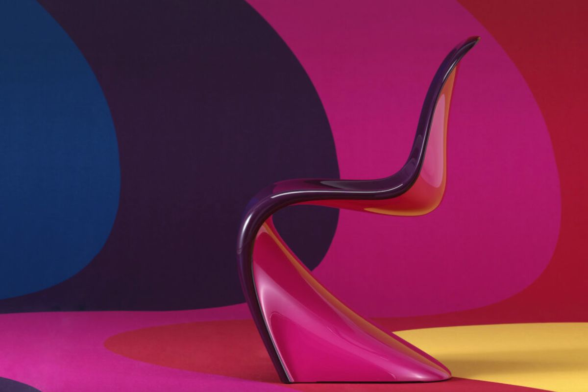 design chair magenta