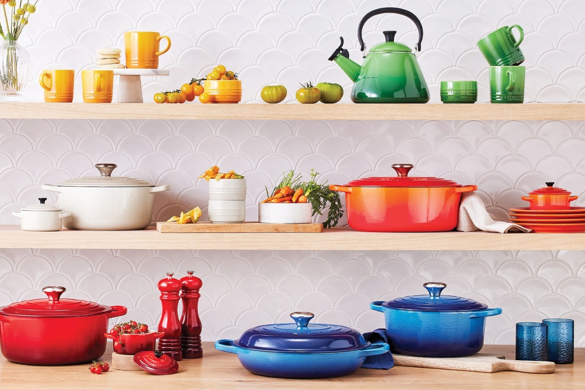 le creuset casseruole in ghisa vetrificata