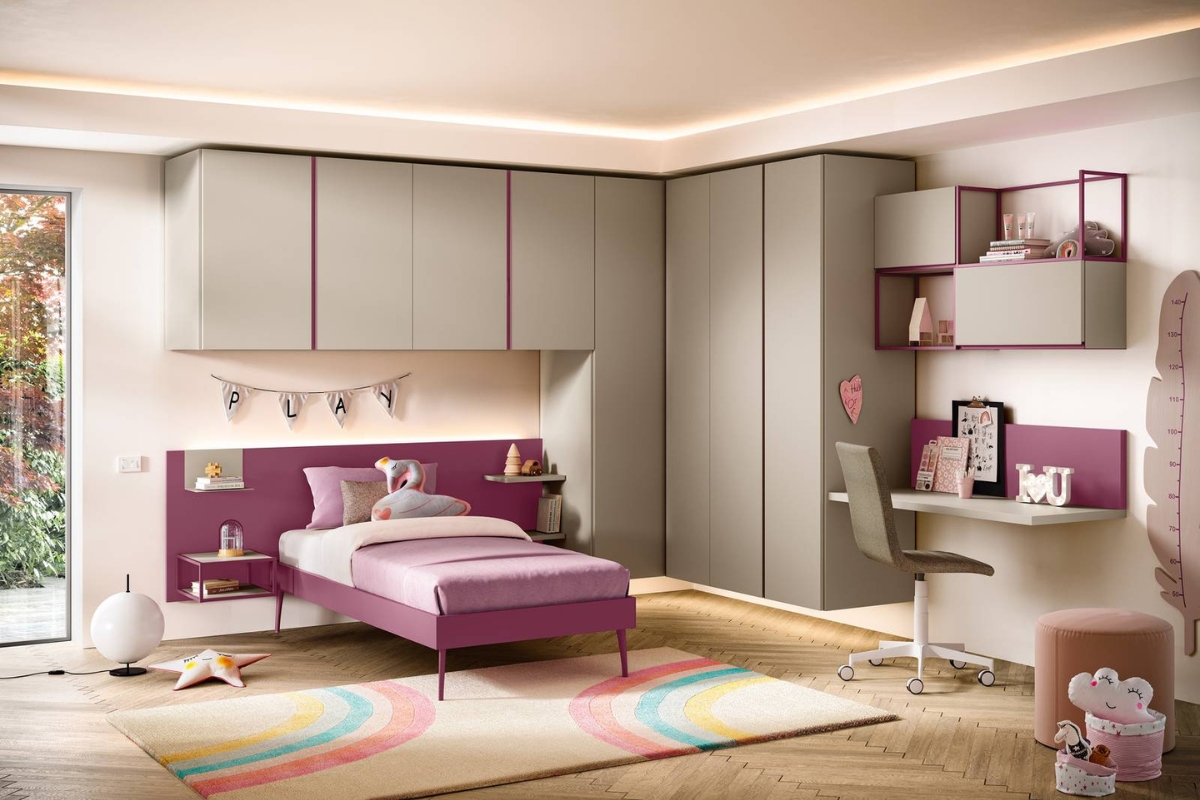 camerette kids young moretti compact