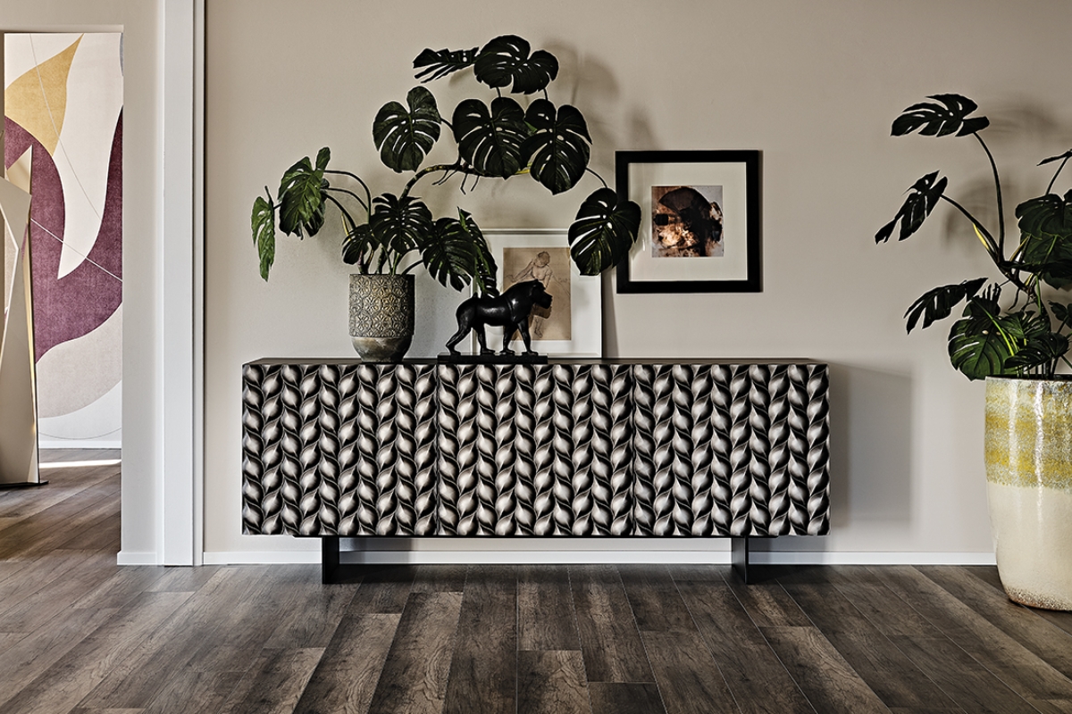 Madia moderna Cattelan Italia design scenografico.