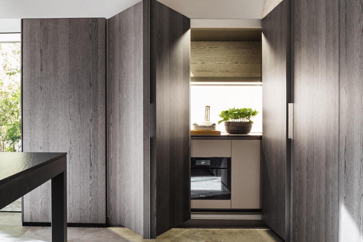 minicucina a scomparsa moderna