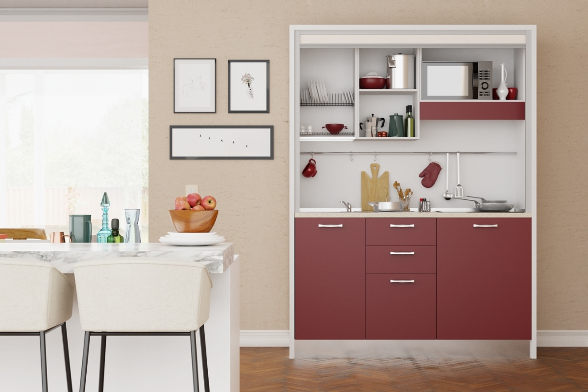 minicucina piccola moderna salvaspazio