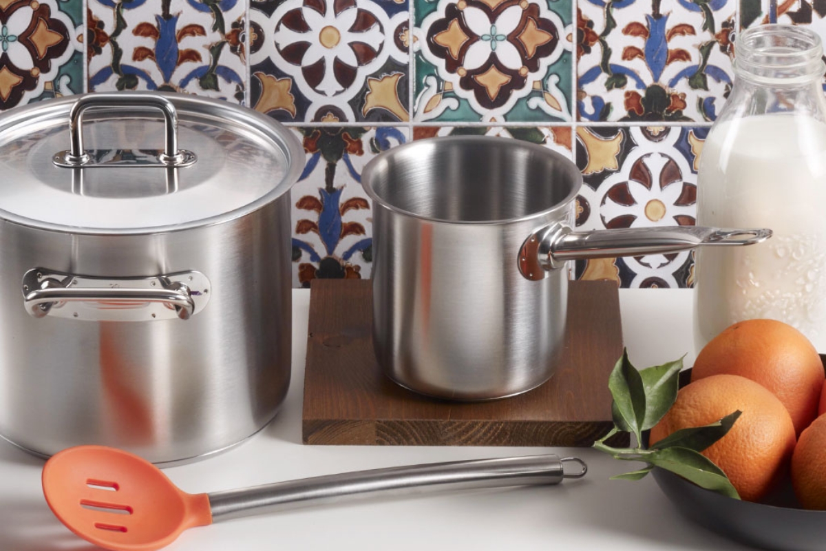 pinti inox serie century pentole acciaio