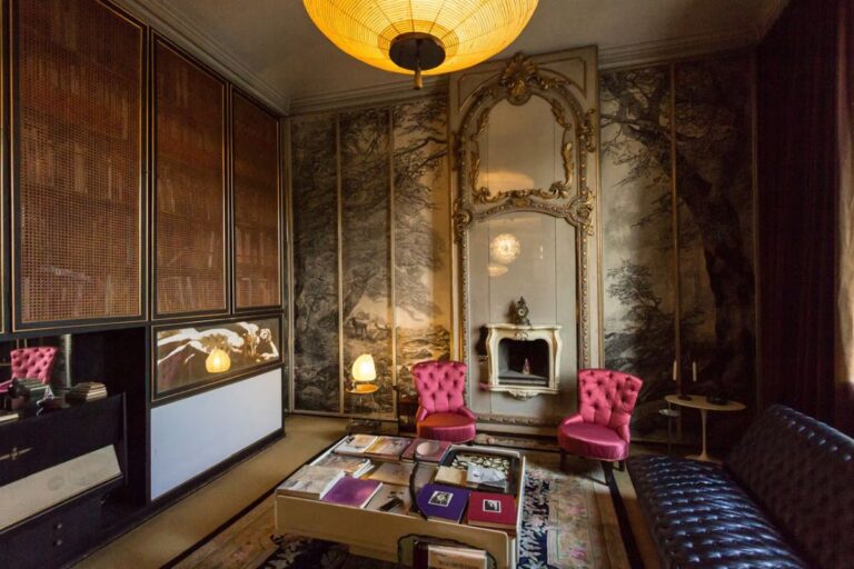 Interno del Museo Casa Mollino a Torino, in via Napione