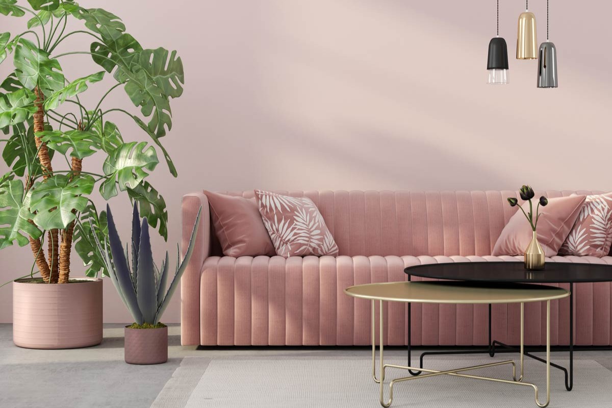 arredamento rosa antico interni moderni