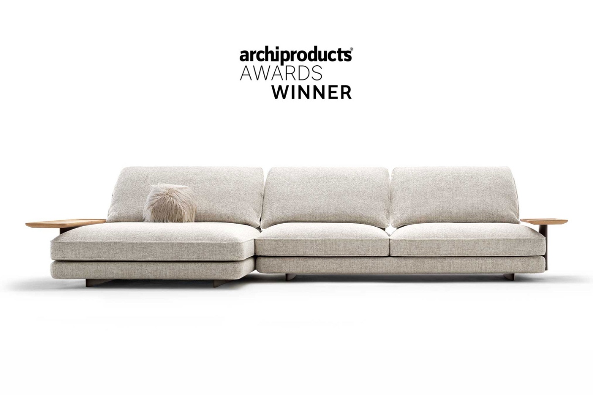 divano David Berto vincitore Archiproducts Design Awards 2025