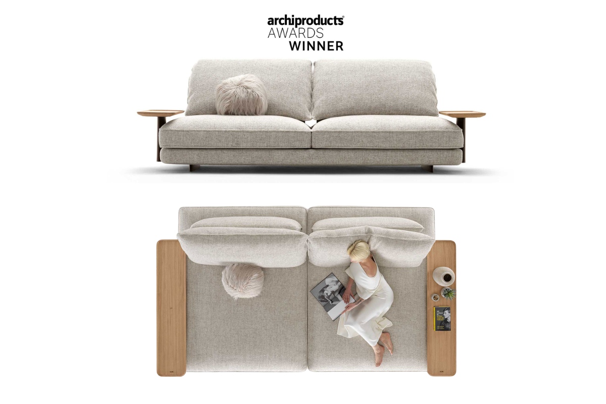 materiali sostenibili divano David riconosciuti Archiproducts