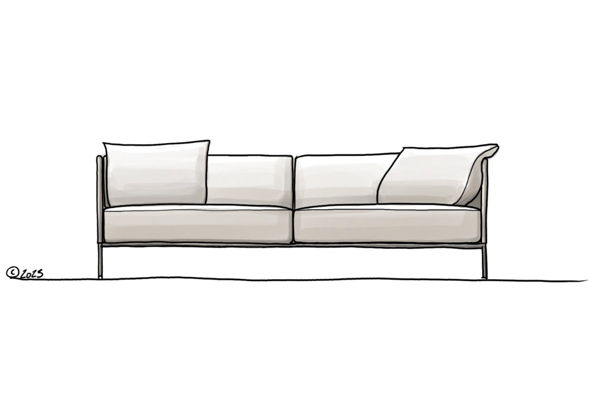 Bozza divano letto Marsalis