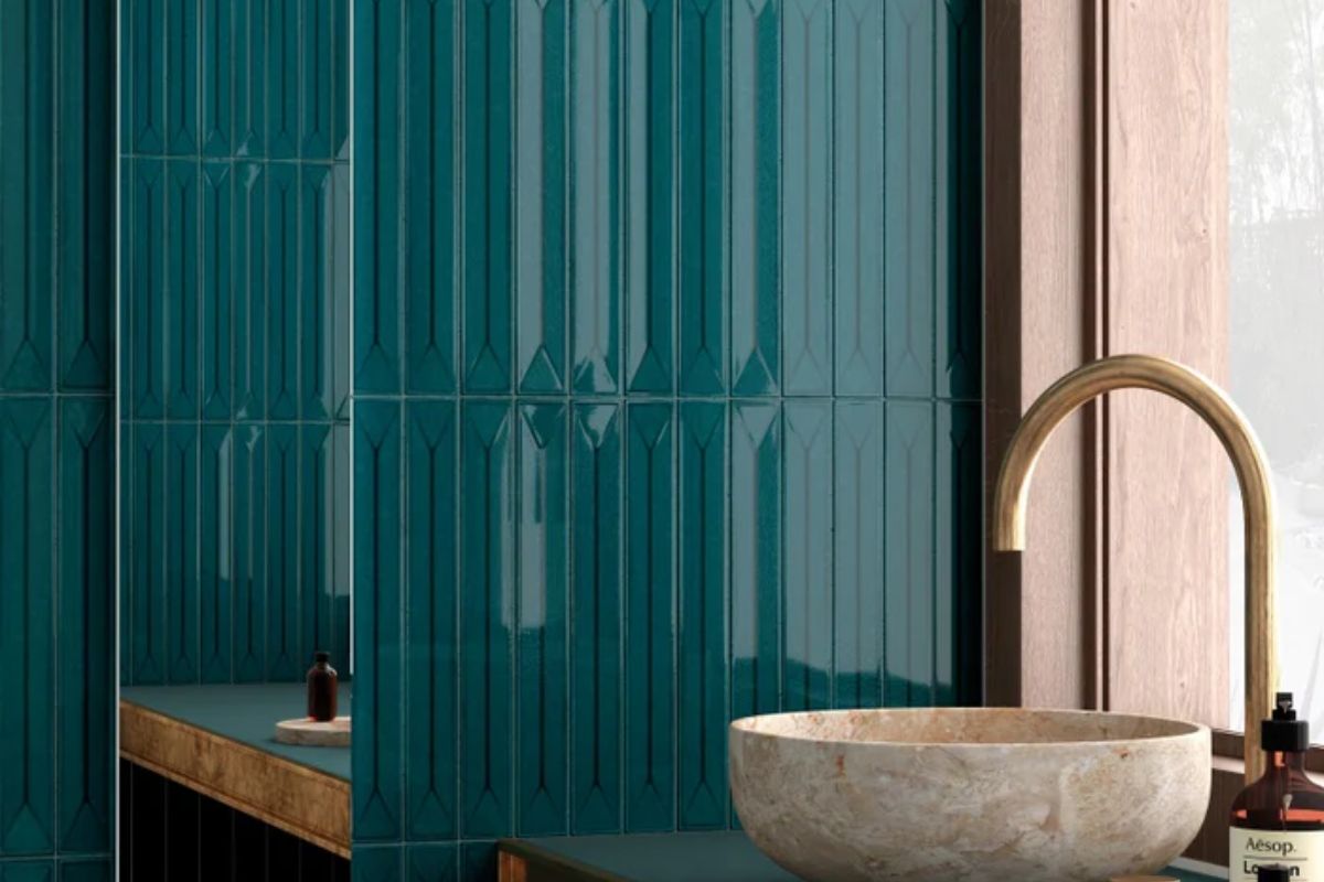 verde petrolio bagno design