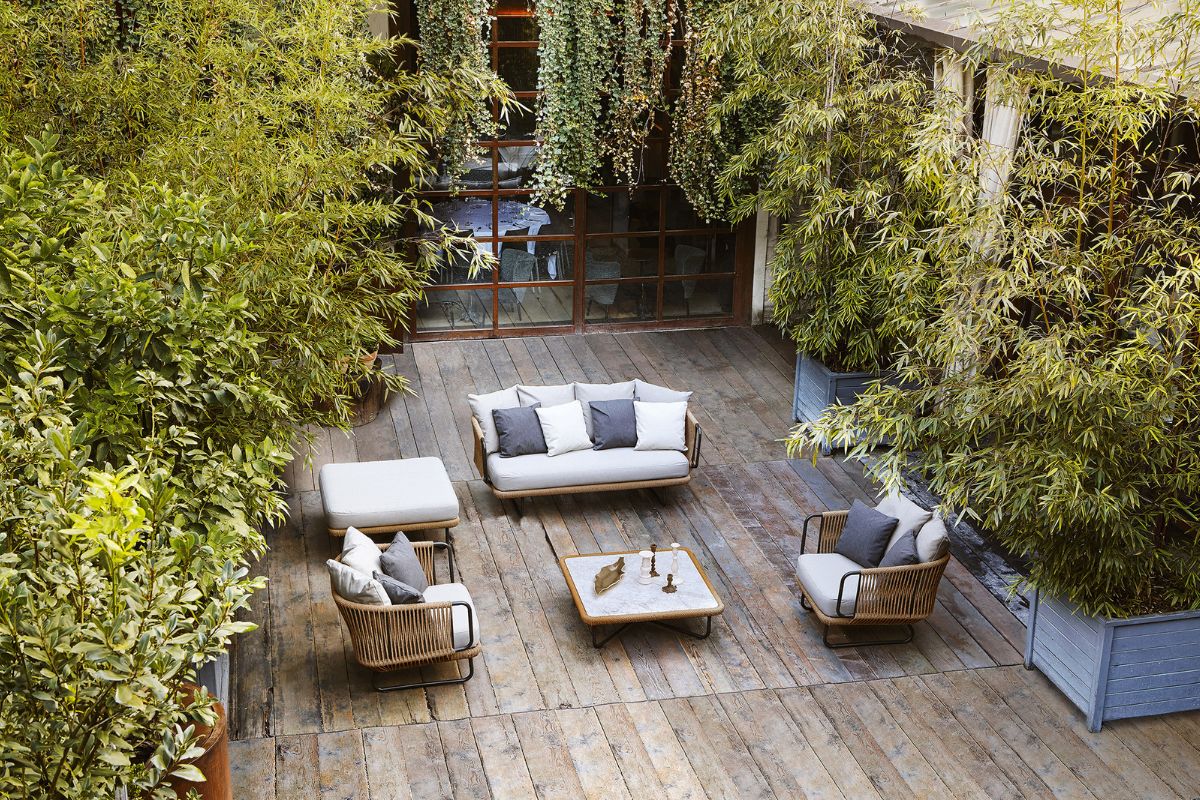 Salotti da esterno di lusso migliori marchi Varaschin Babylon Lounge sofa