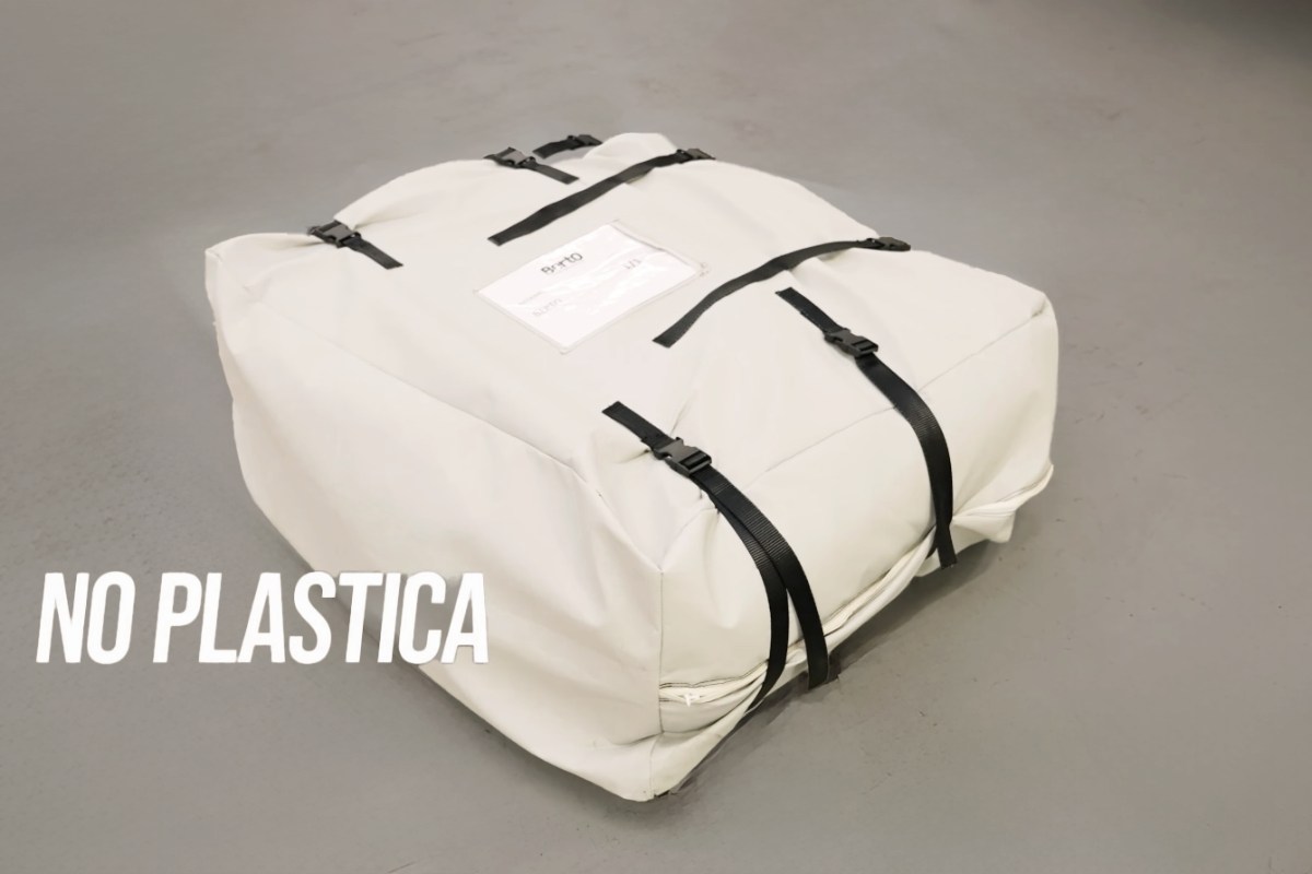 Logistica sostenibile BertO senza plastica