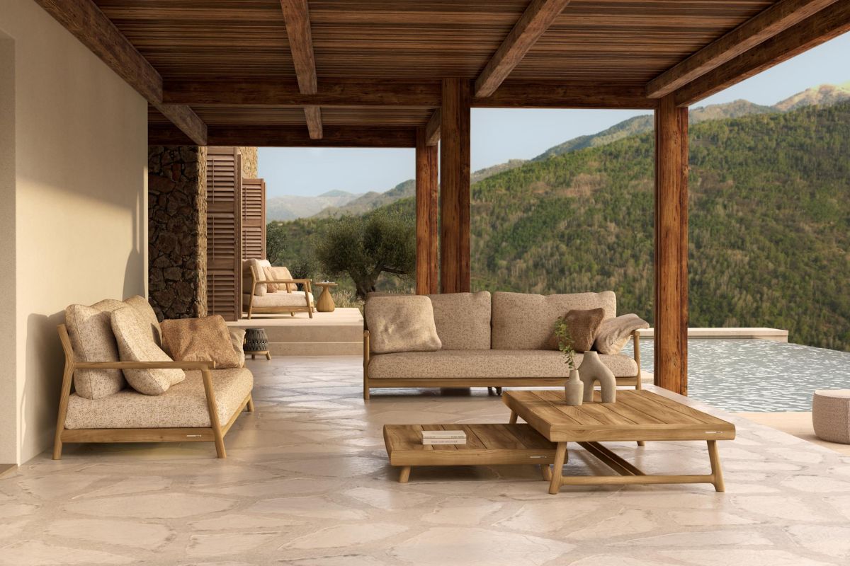 manutti salotto esterno di lusso e design