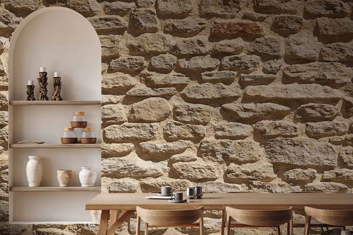 Muro in marmo illuminazione design