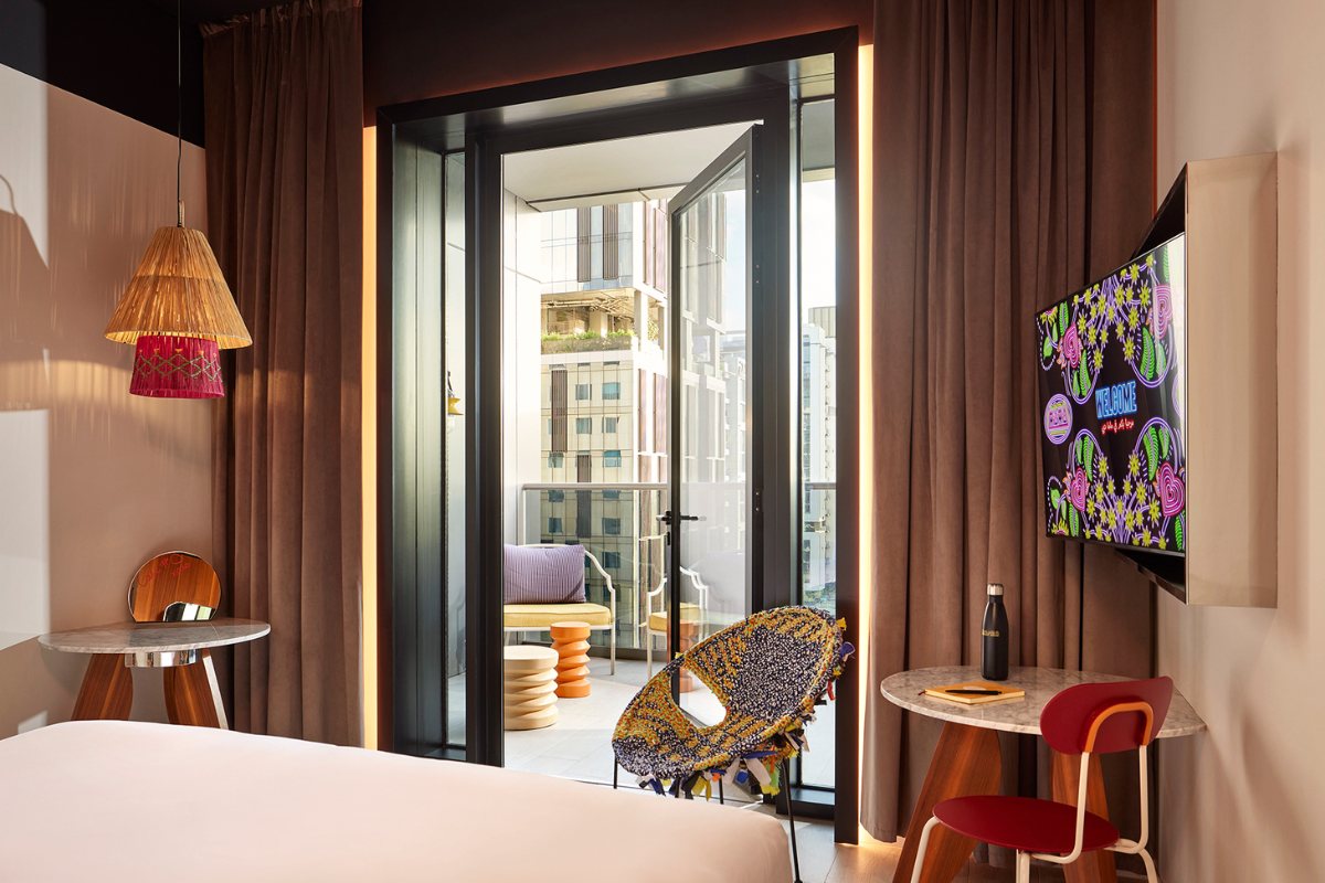 camera mama shelter business bay stile contemporaneo