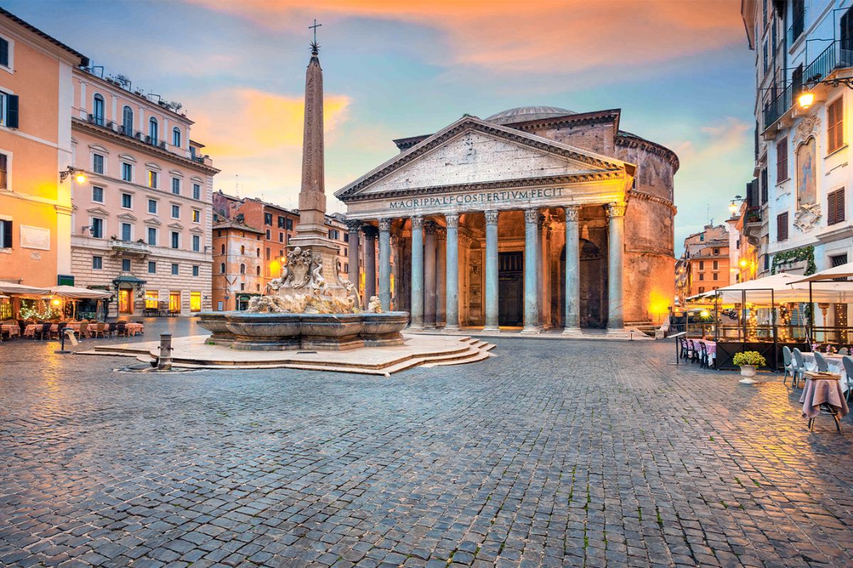 10 progetti architettonici iconici italiani 1. Pantheon, Roma