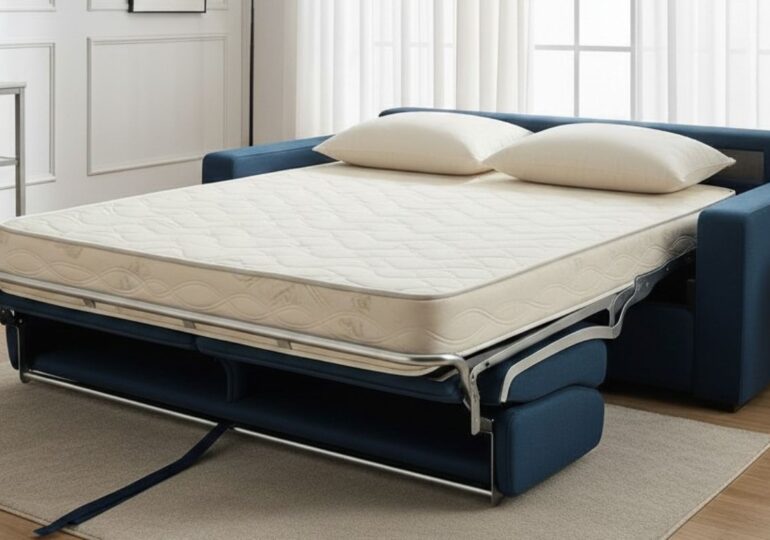 Divano Letto nel progetto d'interni: come scegliere materasso, meccanismo e rivestimento