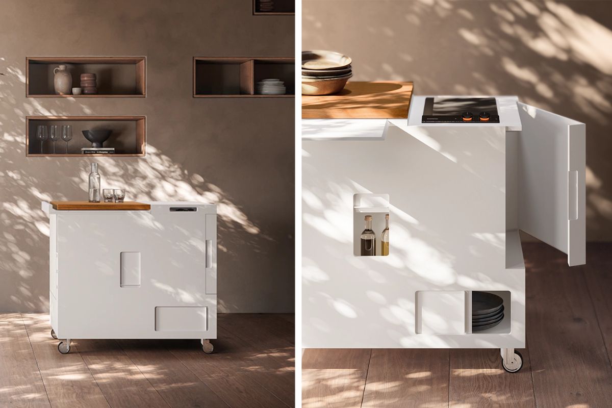 Boffi Minikitchen Outdoor cucina da esterno di design compatta