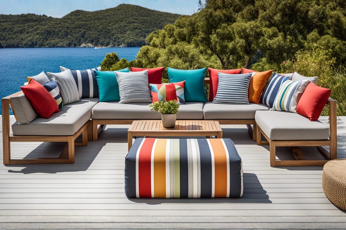 Cuscini outdoor per divani da esterno di design