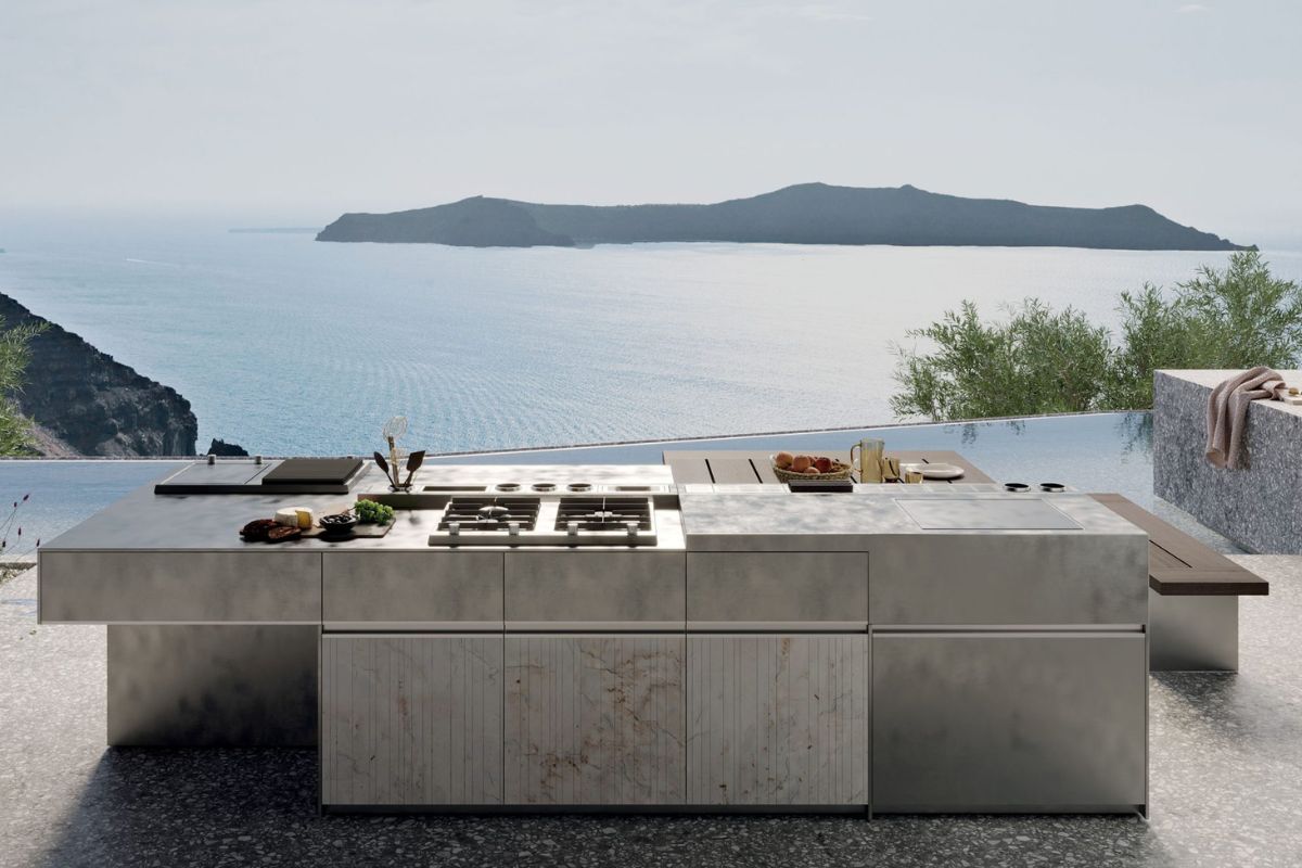 Migliori marche di cucine da esterno di design per giardini e terrazzi