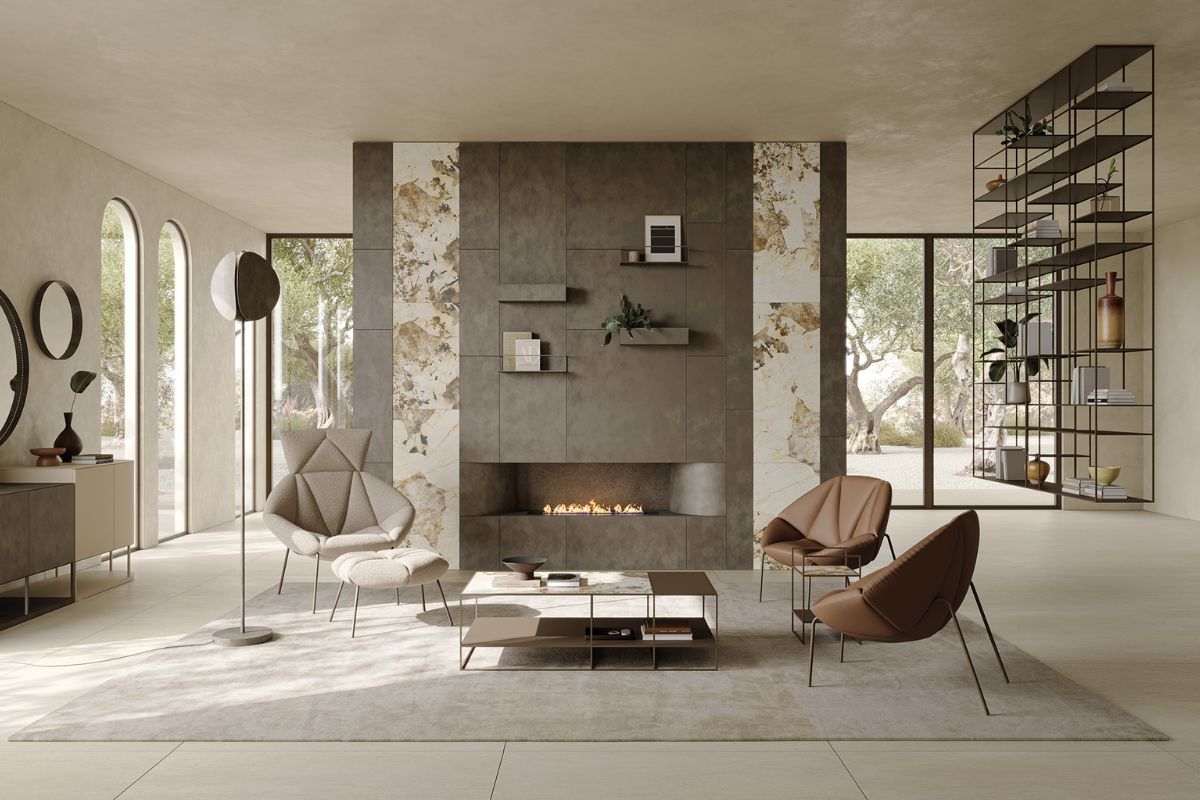 novità del design Made in Italy dai nuovi cataloghi 2025 2026 Ronda Design, Caddy Fireplace