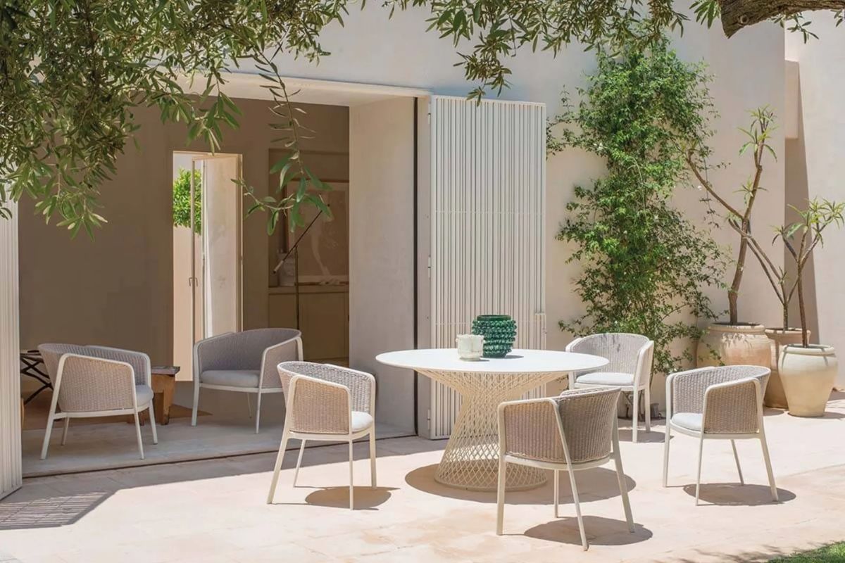 Sedie da giardino Emu in metallo per outdoor di design