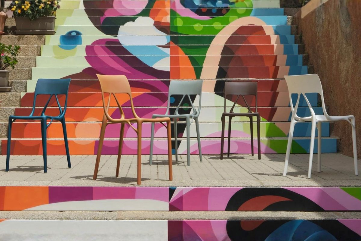 Sedie da giardino Kartell di design per outdoor moderni