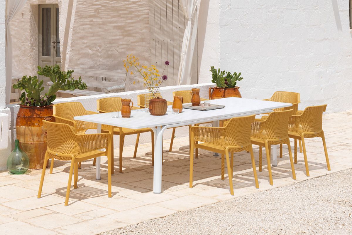 Sedie da giardino Nardi in resina impilabili per outdoor