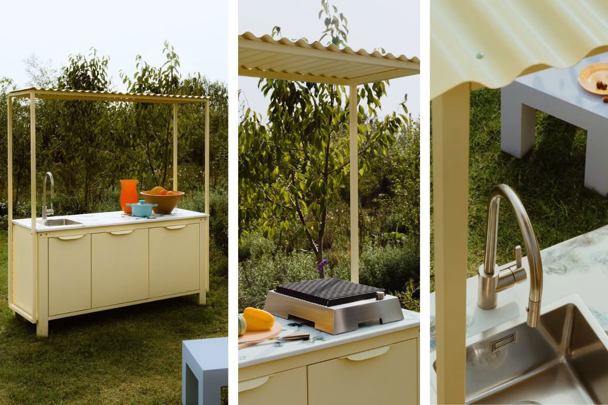 Very Simple Kitchen cucina da esterno modulare in acciaio inox