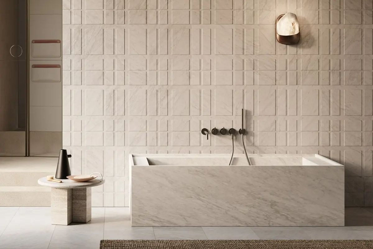 Tendenze arredamento 2027 materiali marmo